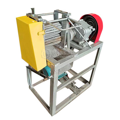 小型樹枝去皮機 桑枝桂枝剝皮機 樹枝脫皮機